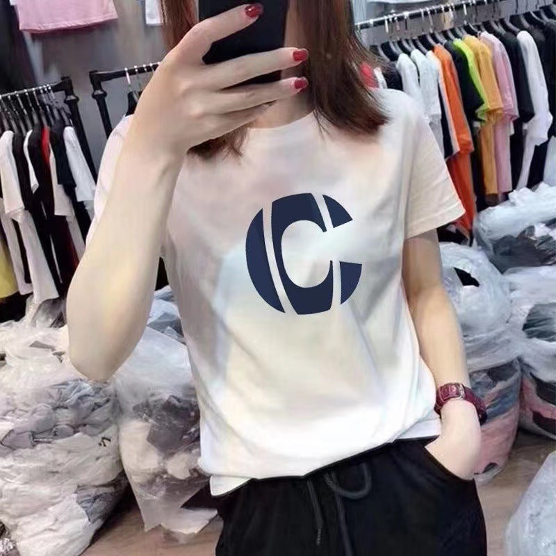 2025新款重磅纯棉质感短袖T恤女夏季复古高级感别致漂亮情侣上衣