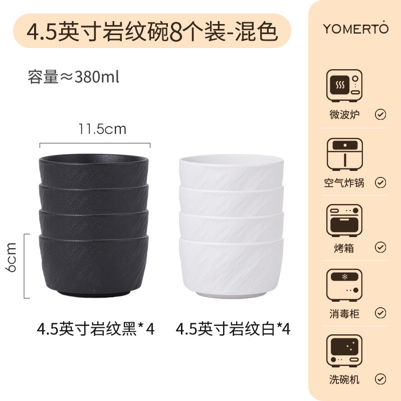 釉下彩餐具套装源头工厂定制2024新款高级感碗具轻奢碗碟套装家用