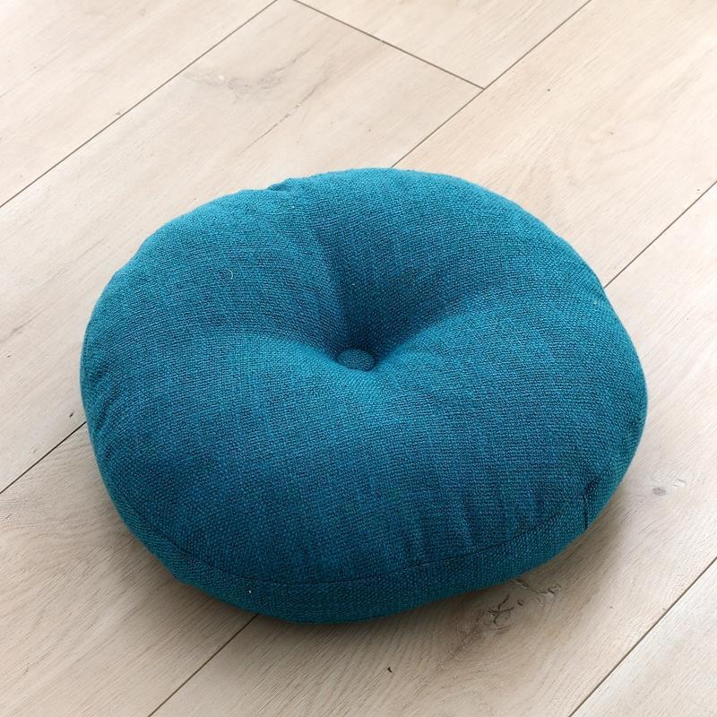 Large Linen Seat Cushion Thickened Japanese Style Seat Cushion