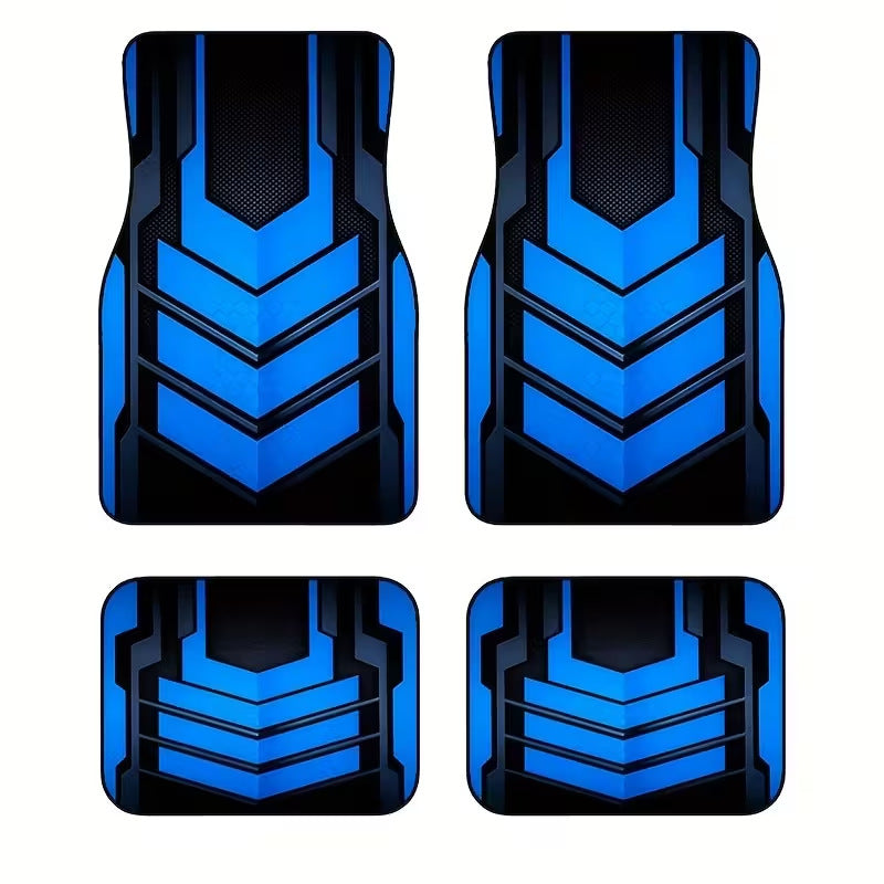 Drop Shipping Stain Resistant Floor Mat All Season Universal Car Foot Mat 4 Piece Set Drop Shipping