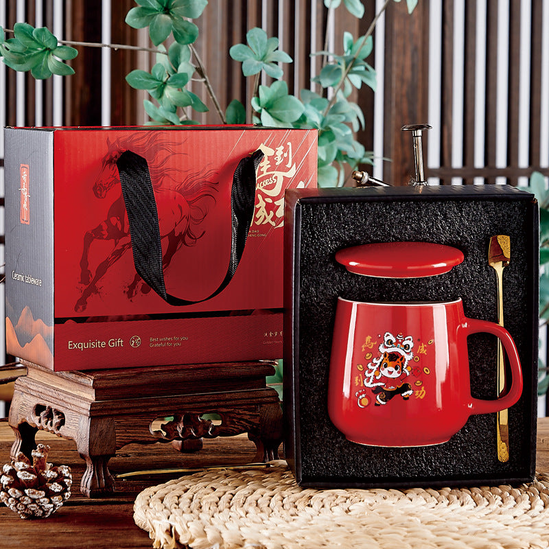 Cute Custom Souvenir Gift Set Ceramic With Gift Mug Gift Box