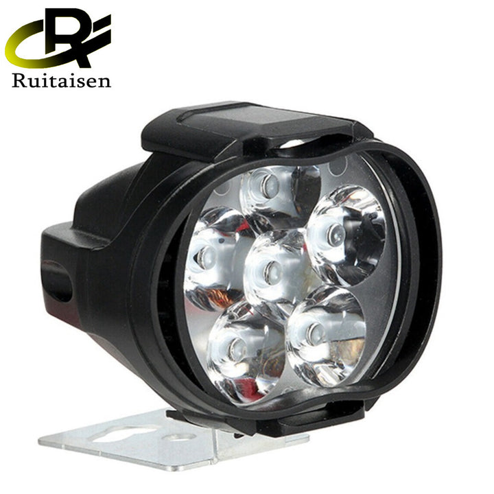 6 __NS 73__ External Motorcycle Spotlight – Universal Car Auxiliary Front Fog Light