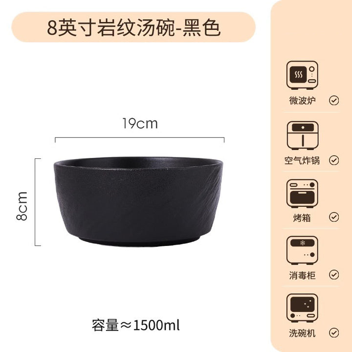 高级感碗碟套装家用简约高颜值碗盘乔迁碗筷碗具釉下彩餐具套装