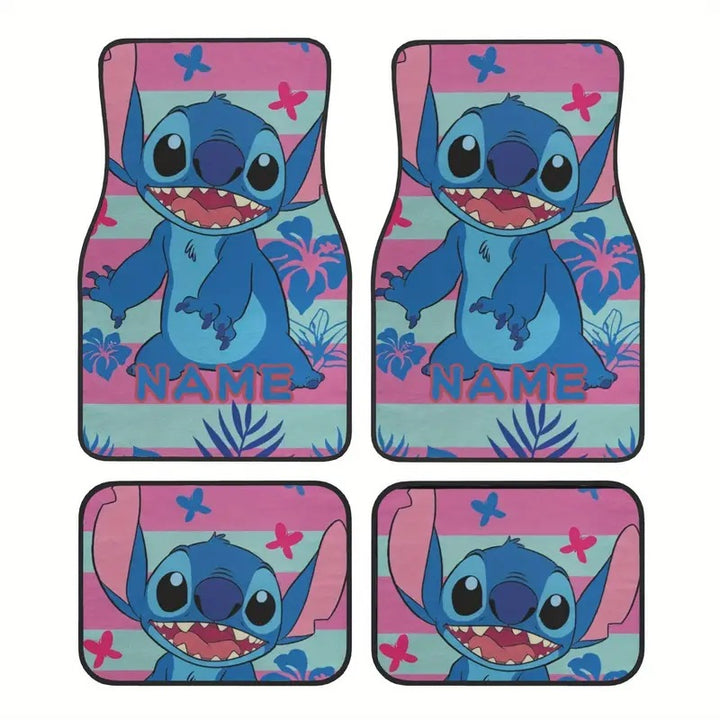 TEMUVintage Nordic Car Foot Mat Carpet 4 Piece Set Stain Resistant Floor Mat TEMUFoot Mat Wholesale