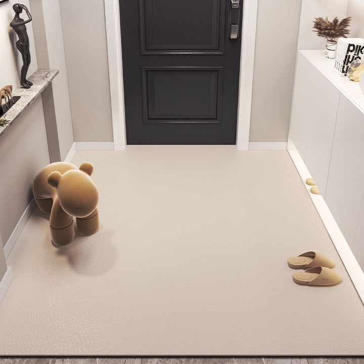 pvc Entryway Door Mat Leather Foot Mat Light Luxury Living Room Thickened Non Slip Entryway Carpet