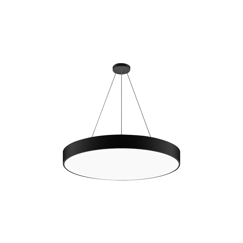 Solid Round LED Pendant Light Modern Indoor Commercial Lamp