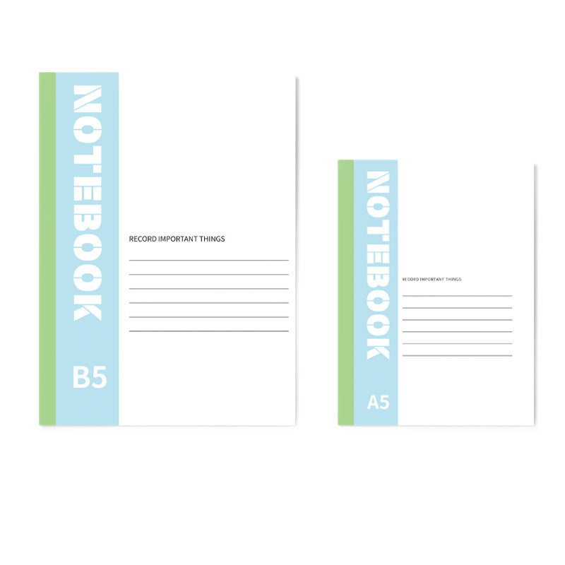 A5/B5 Notebook Journal – Minimalist Softcover Notepad for Students & Office Use