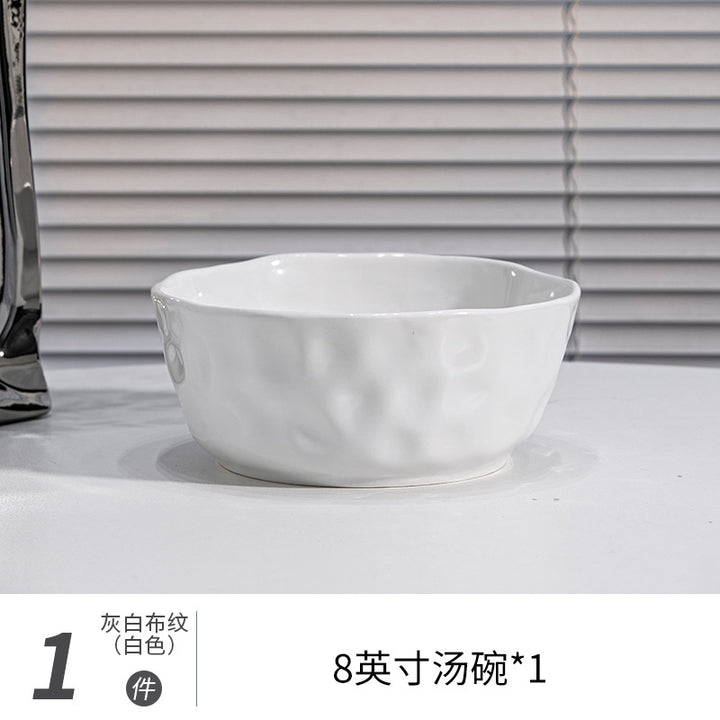 釉下彩碗碟套装家用北欧ins风碗盘碗具碗筷2026新款高级感简约餐