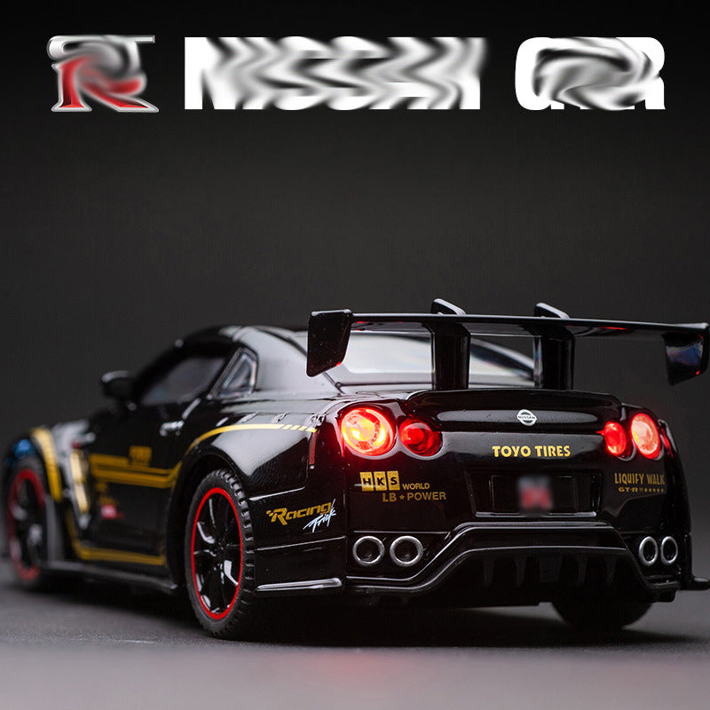 1:32 R35 Modified Wide Body Car Models Alloy合金汽车模型批发