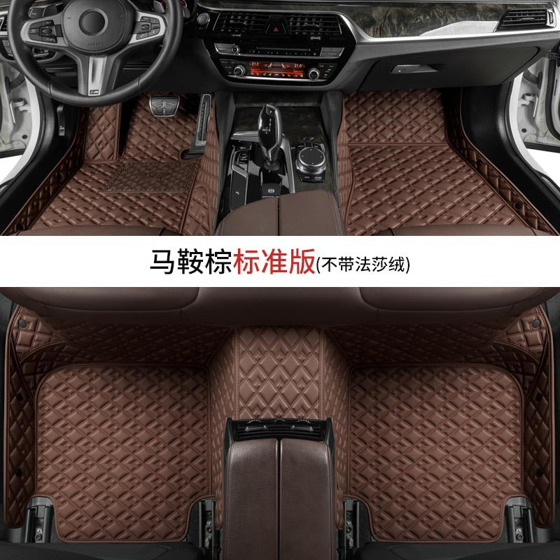 Custom Leather Car Foot Mat Special Eco Friendly XPEFoot Mat Carpet
