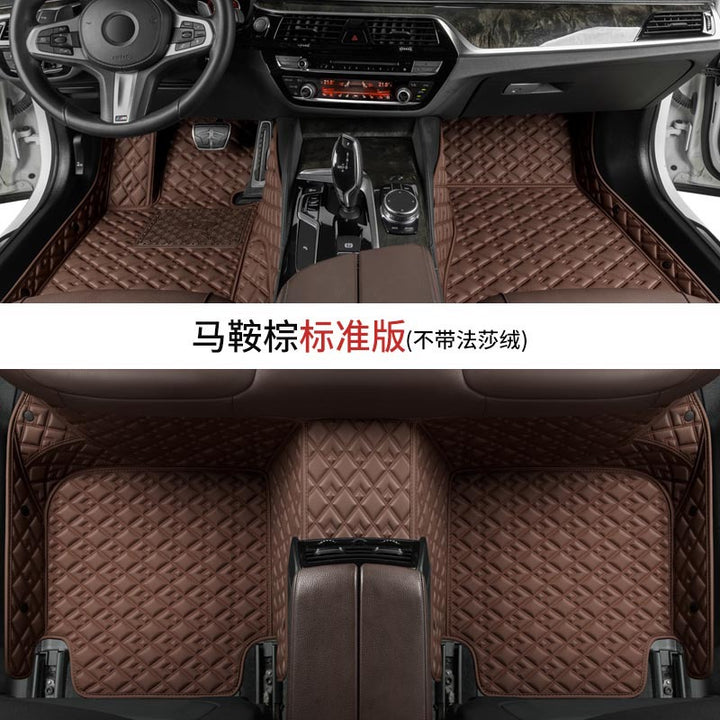 Custom Leather Car Foot Mat Special Eco Friendly XPEFoot Mat Carpet