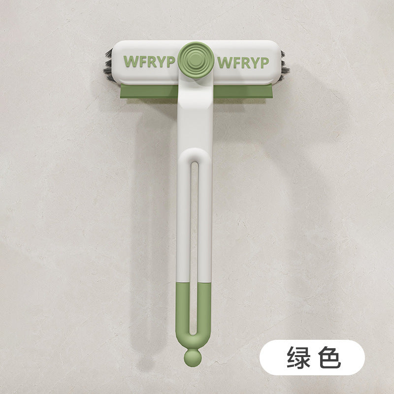 三合一多功能旋转缝隙刷无死角卫生间刷子厨房墙角刮水清洁刷家用