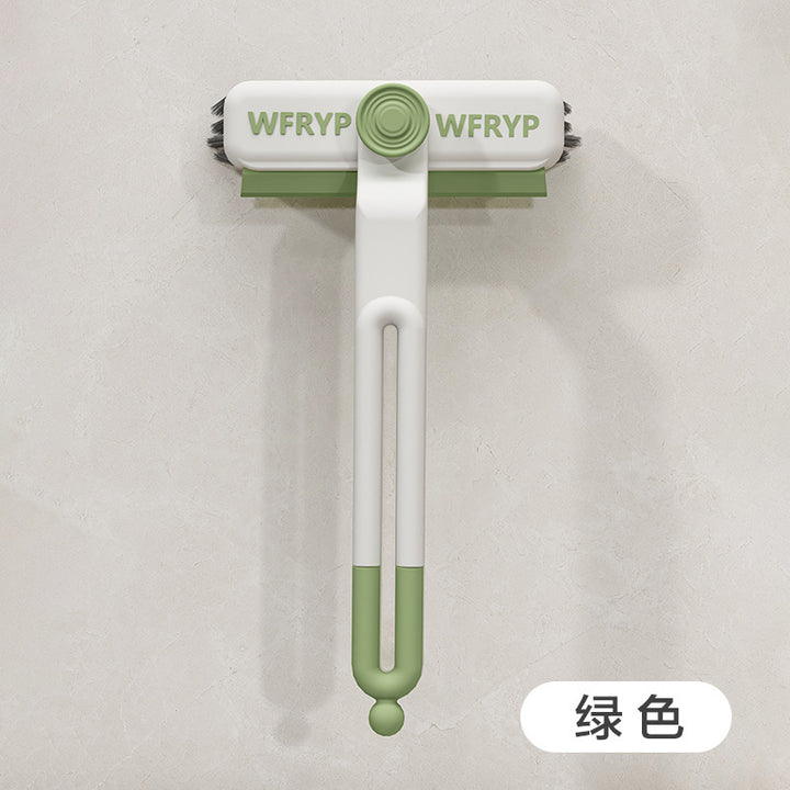 三合一多功能旋转缝隙刷无死角卫生间刷子厨房墙角刮水清洁刷家用