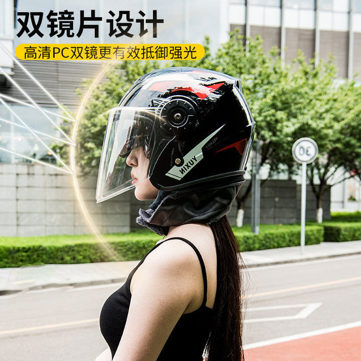3 C Motorcycle Helmet Women's Men's Helmet