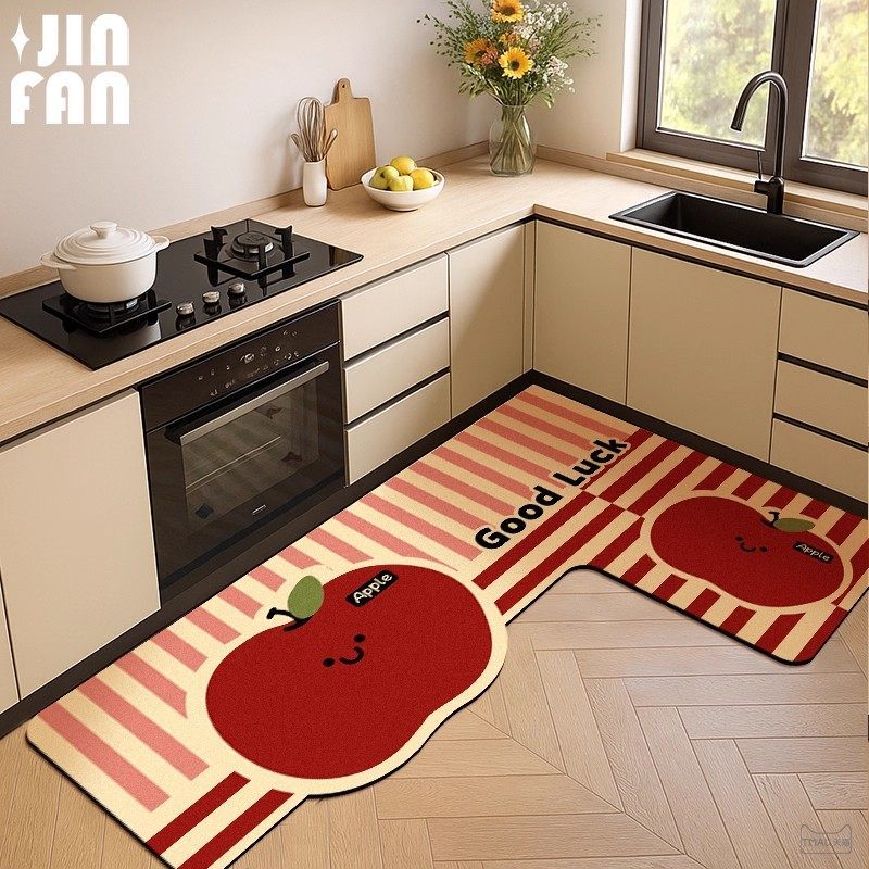 Fruit L Kitchen Non Slip Floor Mat