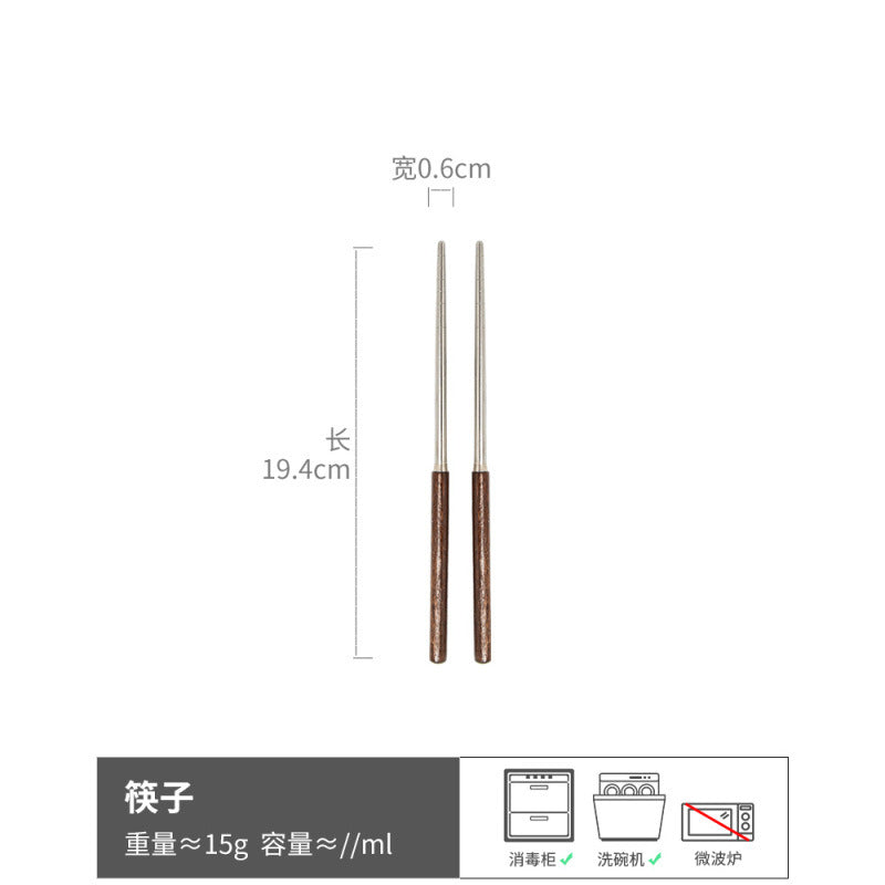 复古简约风勺子叉子不锈钢餐具叉勺甜品勺汤勺西餐牛排叉叉勺批发