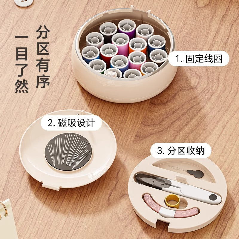 Magnetic Portable Sewing Kit – Compact Home & Dorm Needle & Thread Set