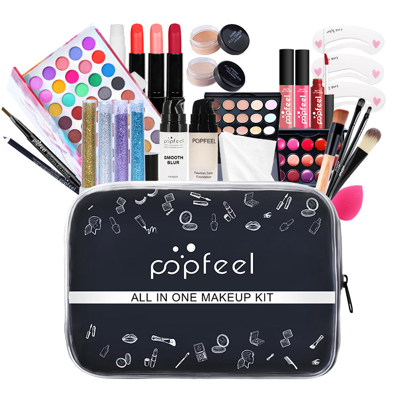 POPFEEL 跨境专供彩妆套装组合初学者美妆少女淡化妆品批发