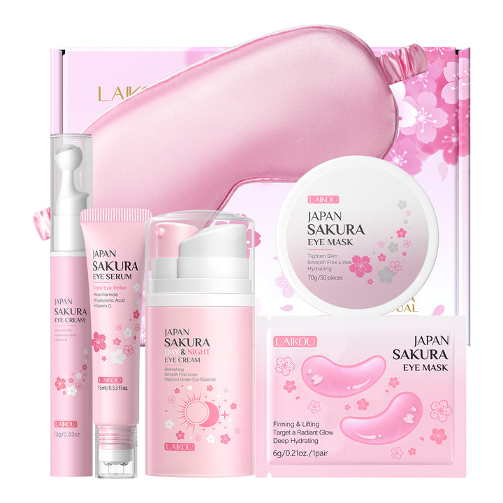 LAIKOU Cherry Blossom Skincare Set Set Face Full Set Hydrating Factory