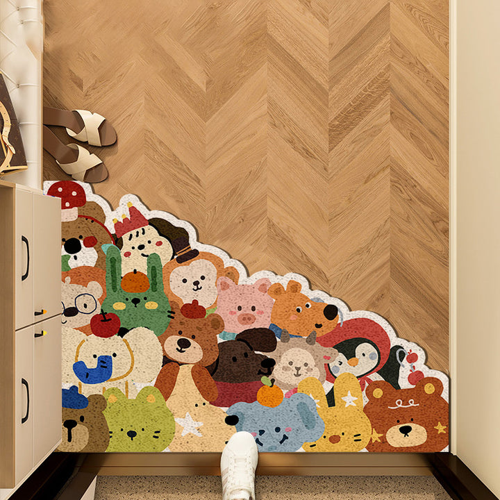 Entryway Floor Mat Stain Resistantpvc New Home Non Slip Foot Mat