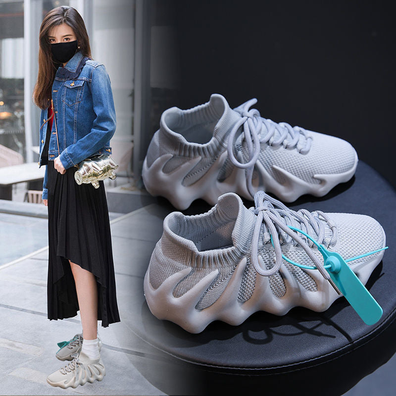Women Shoes New Summer Sneakers Breathable 450 Casual Shoes Korean Style Running Shoes Women