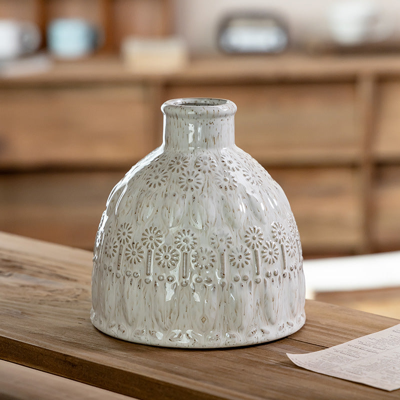 Ceramic Flower Home Home Flower Flower Living Room Flower