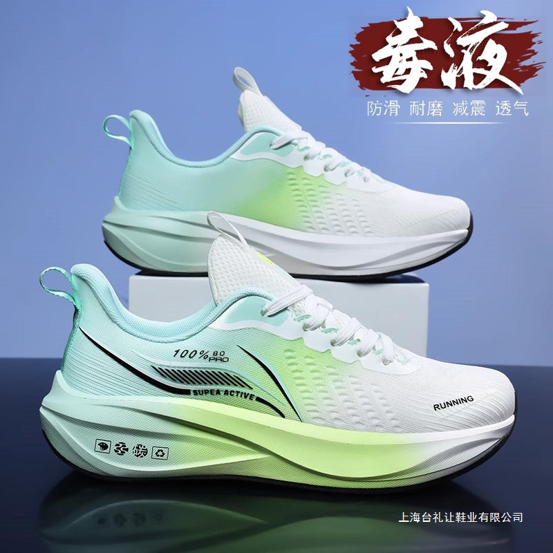 Running Shoes Men Spring New Breathable Ultra Light Sneakers Shoes
