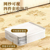 新款棉麻四件套收纳袋家用布艺折叠收纳衣物整理袋宿舍大容量衣柜