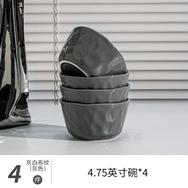 釉下彩碗碟套装家用北欧ins风碗盘碗具碗筷2026新款高级感简约餐