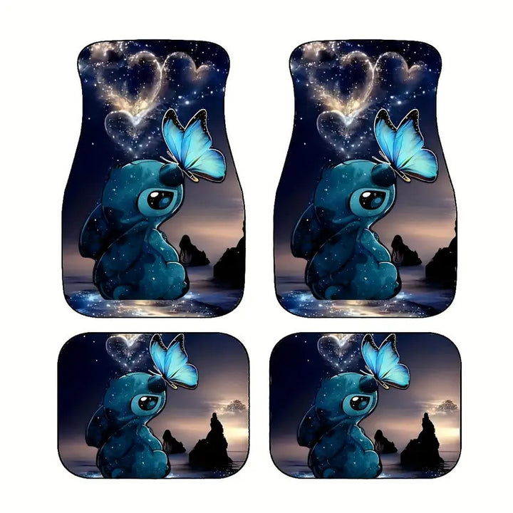 TEMUVintage Nordic Car Foot Mat Carpet 4 Piece Set Stain Resistant Floor Mat TEMUFoot Mat Wholesale