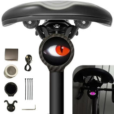 新款Programmable Eyes Rear Bike Lights可编程眼睛自行车后灯