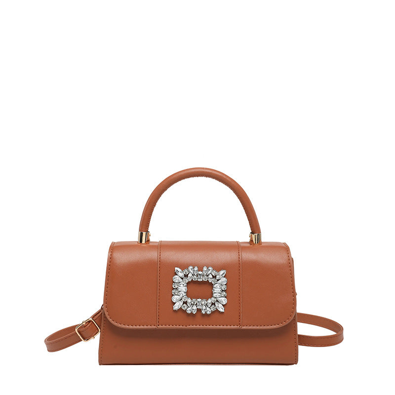 Popular Fashion Handheld Small Square Bag Women Summer New Light Luxury Stylish Shoulder Bag Crossbody Bag