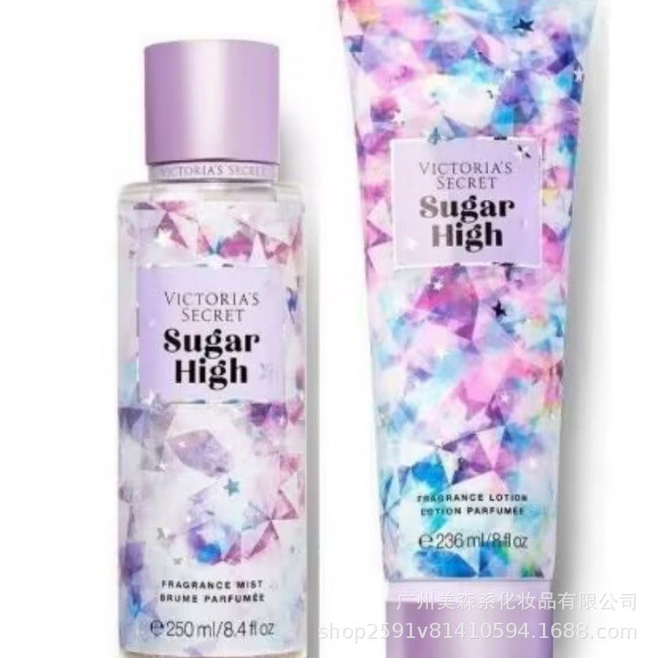 跨境维多利亚的秘密身体乳VS香氛喷雾套装滋润保湿持久留香爆款