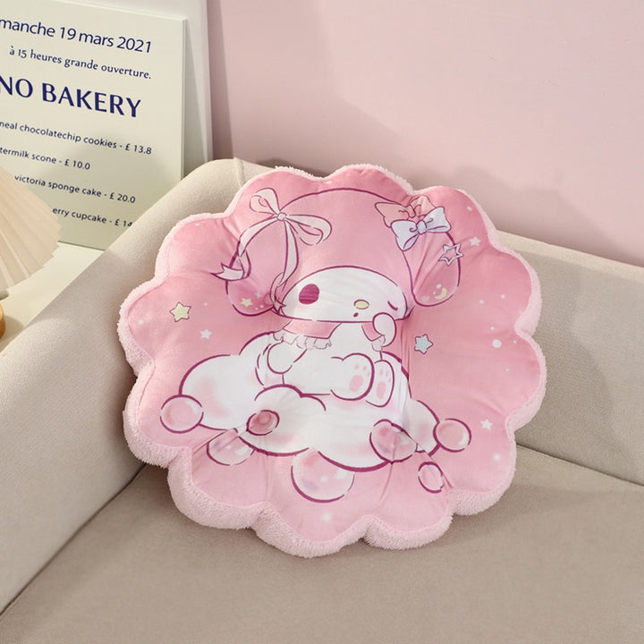 Cute Seat Cushion Office Student Flower Seat Cushion Winter Women