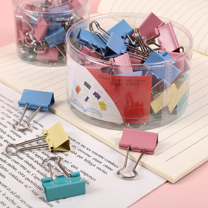 Large Colorful Binder Clips Pack – Ticket File Paper Clips for Office Use