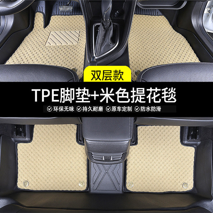 Universal TPE Car Floor Mat – Full Surround Odour-Free Waterproof Interior Pad