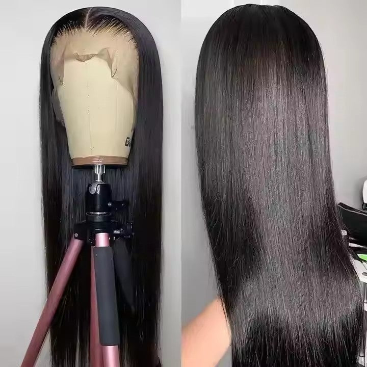 Vietnamese真人发Human Hair头套非洲假发长直发Straight Wig现货