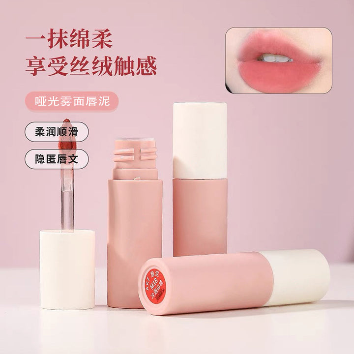 Akf Lip Mud Waterproof Brightening Transfer-Proof Lipstick Lip Gloss