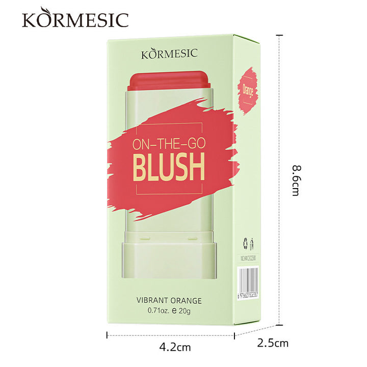 腮红棒系列Blusher自然修容提亮便携式腮红棒化妆品跨境外贸