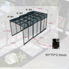 Automatic Shrinkage Sunshade Garage Single Tent Made of Dura
