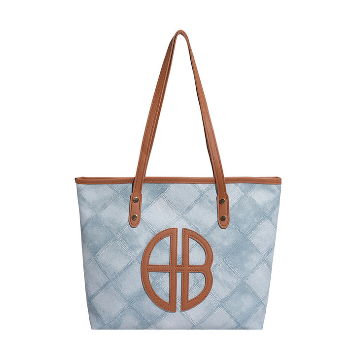Commuter Tote Bag New Women's Bag Casual Stylish Shoulder Bag Large Capacity Underarm Bag