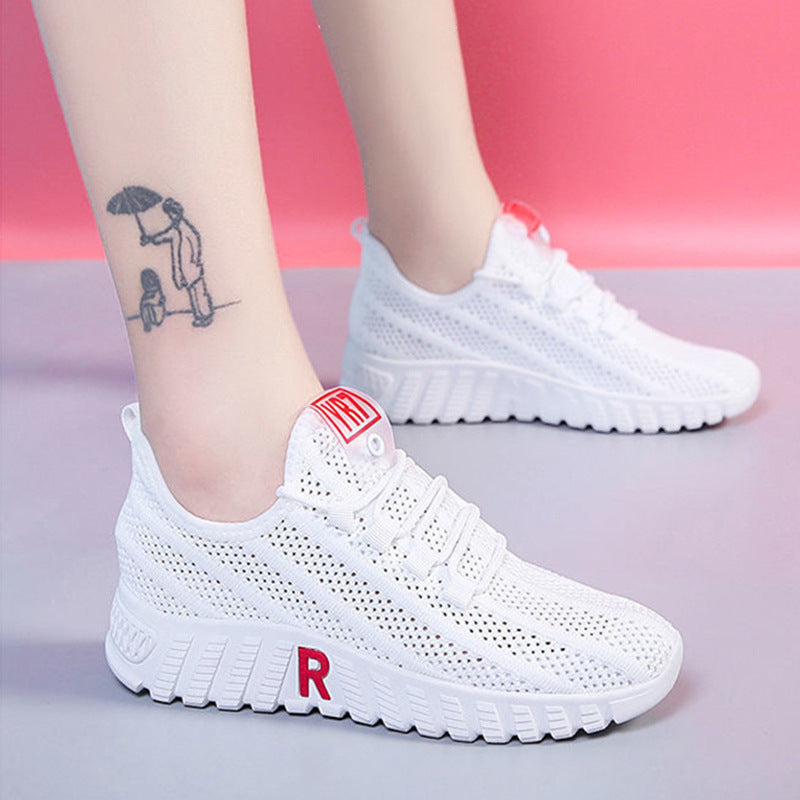 Factory Wholesale Shoes Women Summer Breathable Small Casual Sports Shoes Women Versatile
