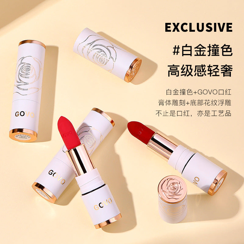 GOVO Transfer-Proof Lipstick Matte Brightening Mauve Trending