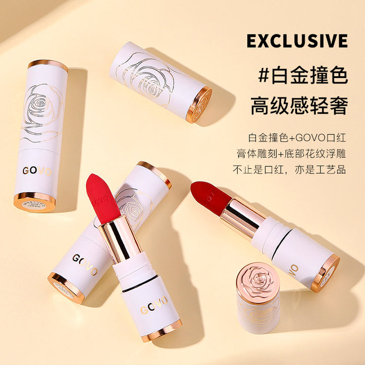 GOVO Transfer-Proof Lipstick Matte Brightening Mauve Trending