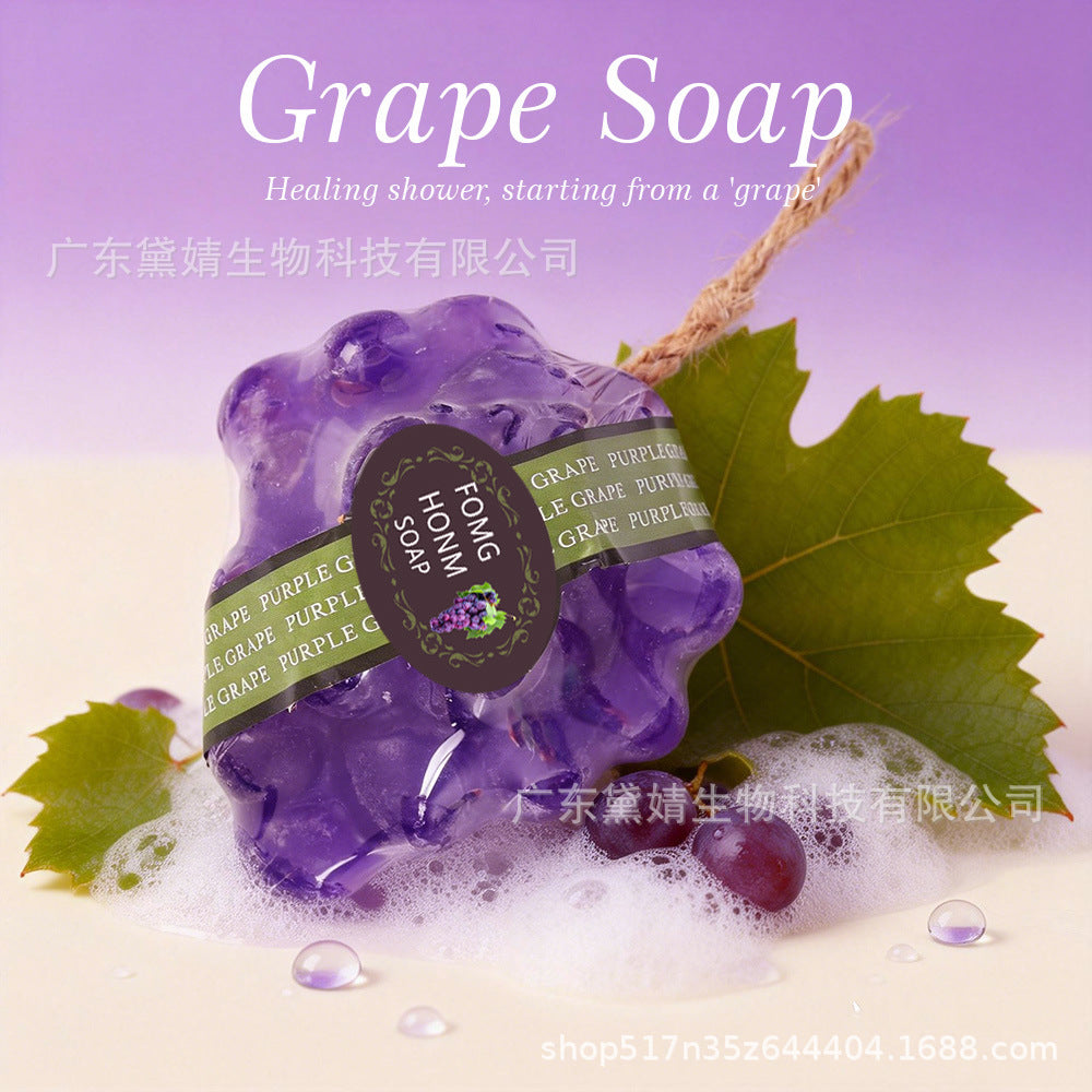 跨境外贸橘子水果皂手工精油皂洗澡香皂洗脸留香儿童沐浴洗手皂厂