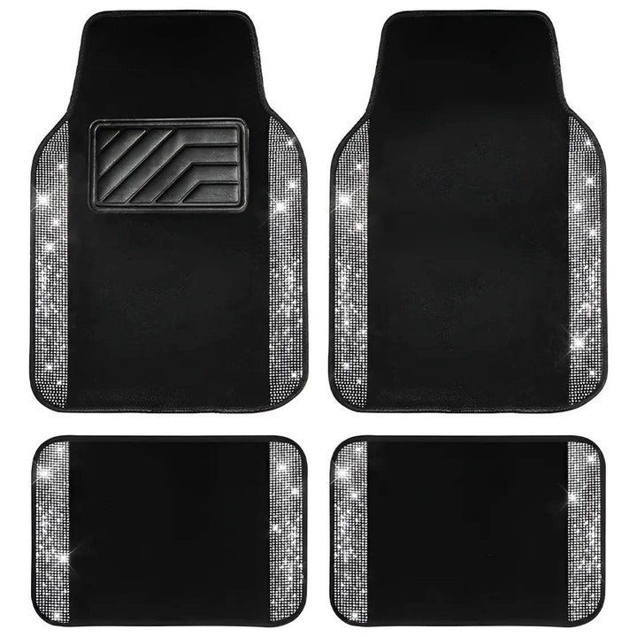 Car Floor Mat Crystal Velvet Absorbent Wear Resistant