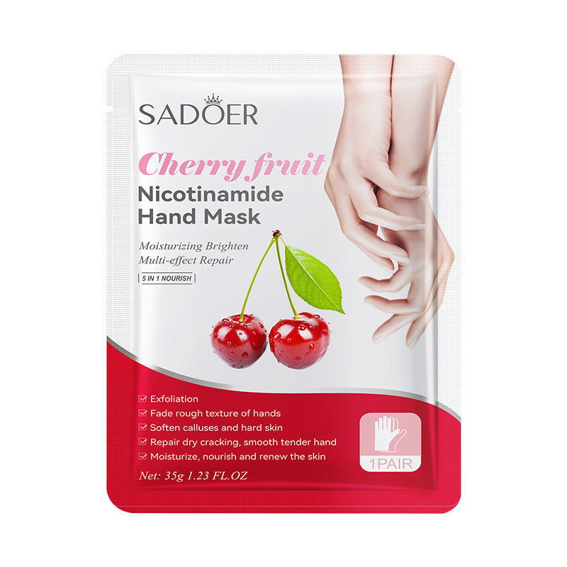 跨境现货手膜足膜系列 SADOER薰衣草山羊奶润滑手膜足膜 外贸工厂