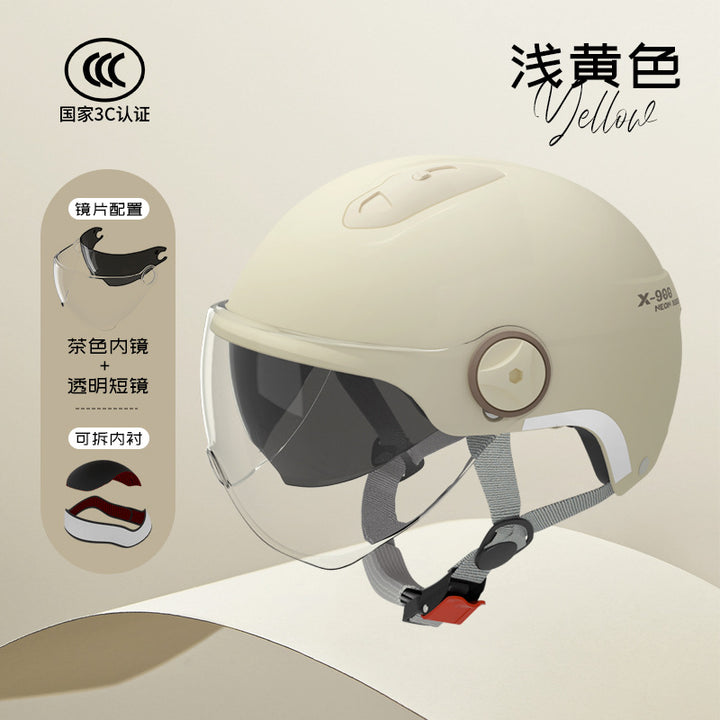 3 c Motorcycle Helmet Men's Women's