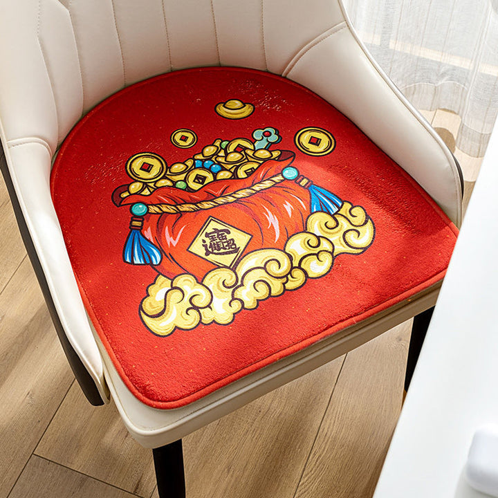 Nordic Light Luxury Seat Cushion Office Fall/Winter Thickened