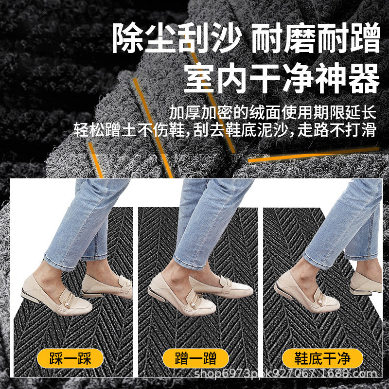 轮胎纹地垫酒店大门口迎宾门垫欢迎光临脚垫防滑地毯垫环保无味